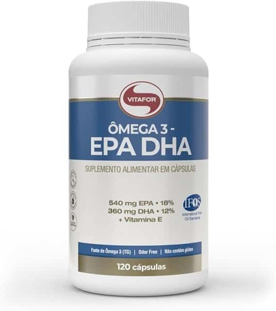 Vitafor-Omega-3-EPA-DHA-120-Capsulas.jpg Vitafor - Ômega 3 EPA DHA - 120 Cápsulas - Imagem 1