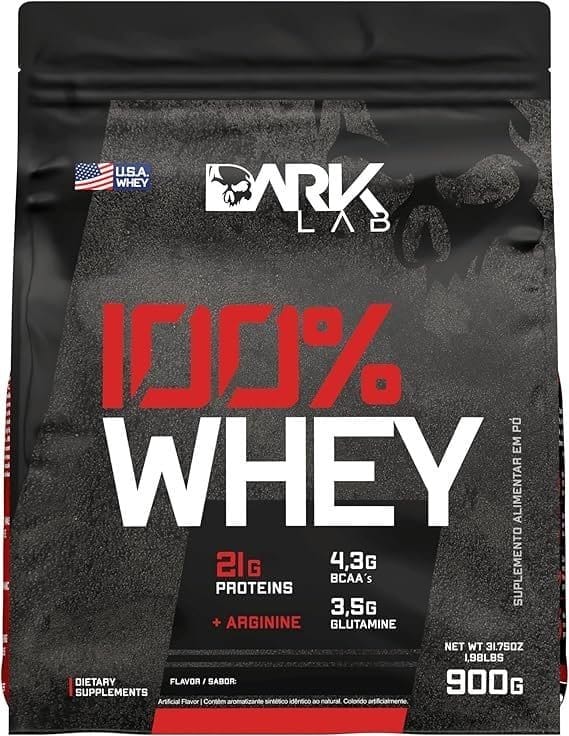 WHEY-100-Dark-Lab-Refil-900g-Baunilha.jpg Whey 100% Concentrado Refil 900G Chocolate Dark Lab - Imagem 1